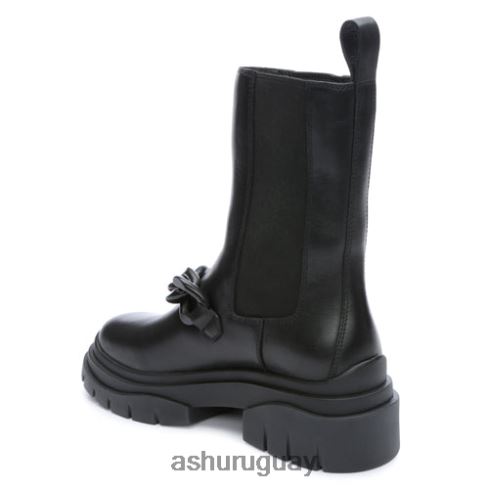 bota de moda con cadena squall mujer 8LZJB89 ASH botas negro