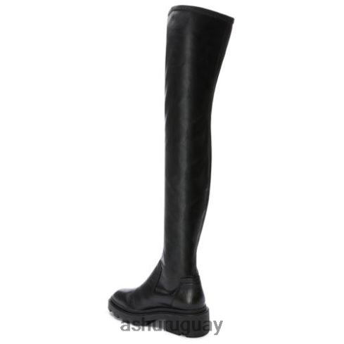 bota por encima de la rodilla elástica sofisticada de manny mujer 8LZJB90 ASH botas negro