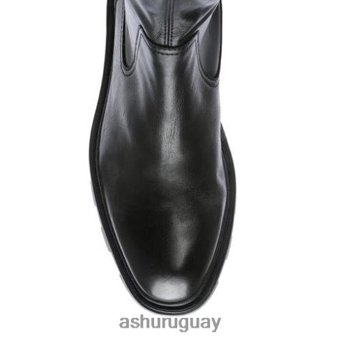 bota por encima de la rodilla elástica sofisticada de manny mujer 8LZJB90 ASH botas negro