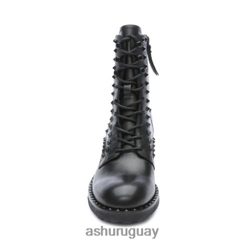 botas de moto con tachuelas xin s mujer 8LZJB87 ASH botas negro