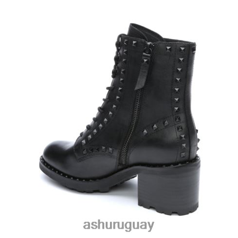 botas de moto con tachuelas xin s mujer 8LZJB87 ASH botas negro