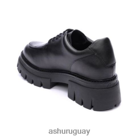 mocasines genial bis plataforma mujer 8LZJB1 ASH mocasines talco/negro