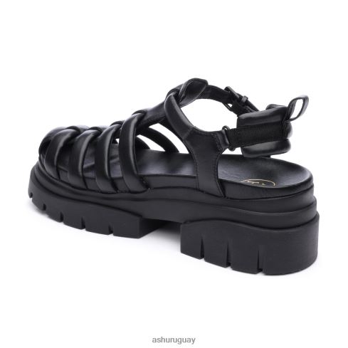 sandalia de pescador con suela de tiburón mujer 8LZJB61 ASH sandalias negro