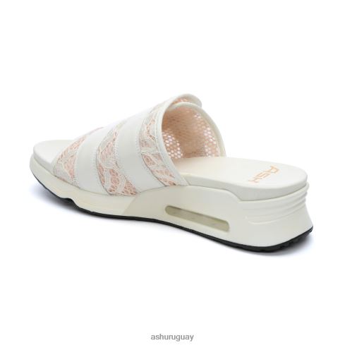 sandalia deportiva con cordones lou mujer 8LZJB66 ASH sandalias sal blanquecina/gardenia-rosa