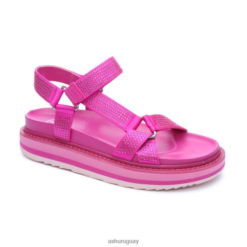 sandalia ugo con suela de strass mujer 8LZJB75 ASH sandalias fuxia