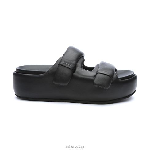 sandalia zeta con plataforma plana mujer 8LZJB39 ASH sandalias negro