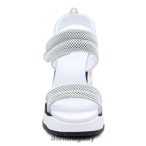 sandalias con cuña y plataforma cosmos mujer 8LZJB34 ASH sandalias plata blanca