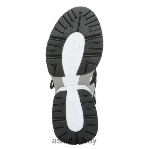 sandalias con cuña y plataforma cosmos mujer 8LZJB35 ASH sandalias negro/plata