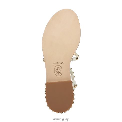 sandalias planas con borlas mujer 8LZJB69 ASH sandalias prístino