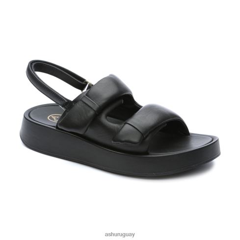 sandalias vinci con tiras y plataforma mujer 8LZJB79 ASH sandalias negro